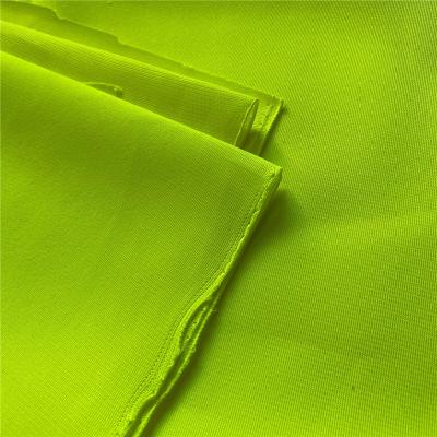 China Polyester fluorescent reflective fabric for sportwear traffic uniform vest for sale