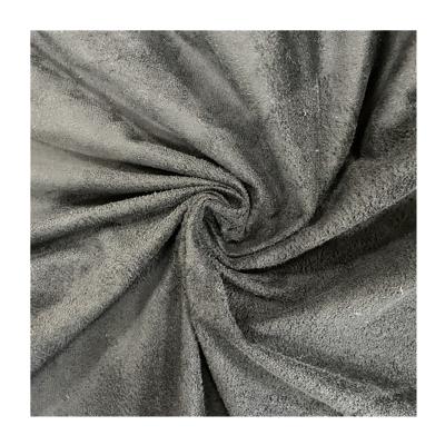 China Tear-Resistant 100% Polyester Faux Suede Fabric 150cm Use For Shoes / Garment /packing for sale