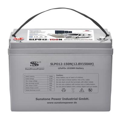 China Power Tools 12V 150AH Lithium Ion Battery Rechargeable LiFePO4 Battery For Solar Power System Energy Storage 10 Years Life Span for sale