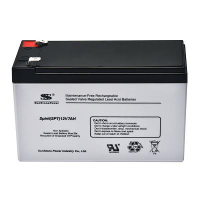 China High quality power supply hot sale 12V 7Ah consumer electronics consumer electronics backup lead-acid battery for sale