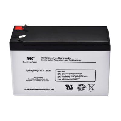 China Consumer Electronics 12V 7.2Ah High Reliability Control System Support Energy Storage Automatic Lead Acid Battery for sale