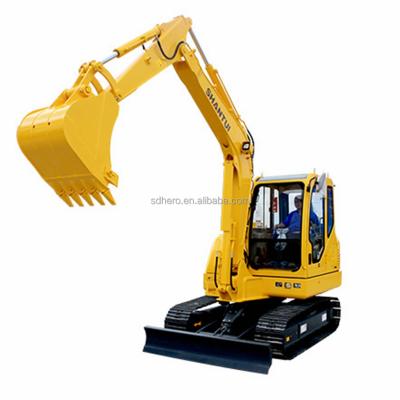 China SHANTUI Excavator Factory 6 Ton Mini Hydraulic Crawler Excavator SE60 With Big Shantui Engine for sale