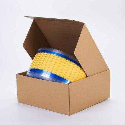 China Wholesale LOW VOLTAGE 2:1 ID Heat Shrink Sleeve 38mm Color Wire Marker White Yellow Sleeve for sale