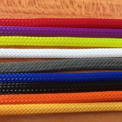 China Cheap Mesh Sleeve Pet Cable Management Insulation Sleeve Expandable Cable Mesh Tube Plastic Flexible Cable Braided for sale