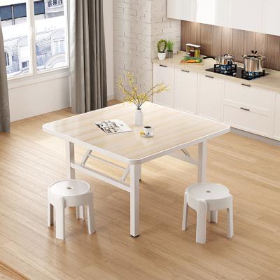 China (Size) Cheapest Simple Luxury Contemporary American Universal Wood Folding Dining Table Adjustable Style Cafe Study Dining Table for sale