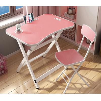 China Modern Furniture Cheap Height Adjustable Ergonomic Wooden Folding Study Table Work Children Kids Study Table for sale