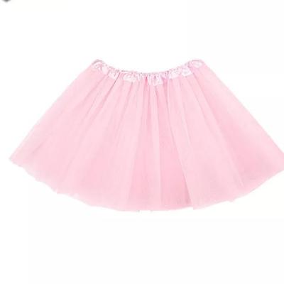 China Wholesale Soft Anti-wrinkle Baby Mini Tutu Skirt Dance Skirt Christmas Halloween Skirt With Lining for sale