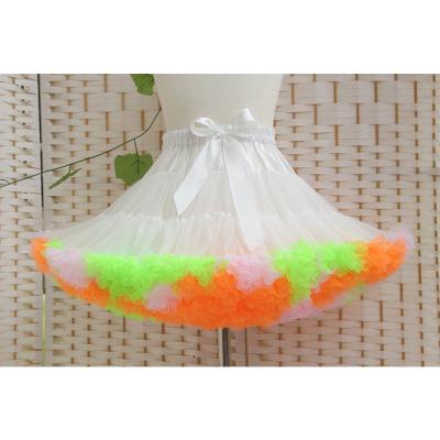 China Breathable Factory Hot Selling Children's Customization Ballet Chiffon Ruffle Skirt Dance Skirt for sale