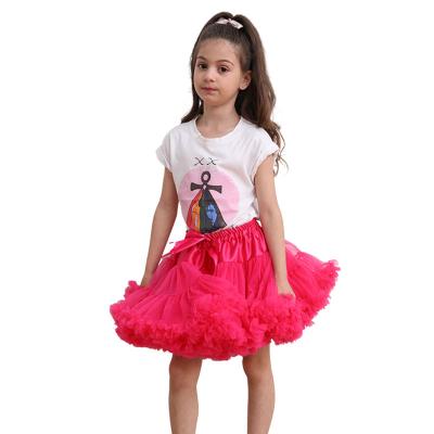 China Fluffy Infant Princess Party Birthday Dance Tulle Clothes Breathable Lace Diaper Skirt Baby Pettiskirt Ballet Toddler Ballerina for sale