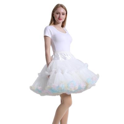 China Quality Breathable Factory Direct Hign Ballet Tulle Tulle Tutu Dance Women Short Skirt Adult for sale