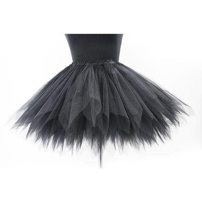 China Wholesale Breathable Girls Pointed Adult Dance Wedges Short Skirt, Tulle Pettiskirt Tutu for sale