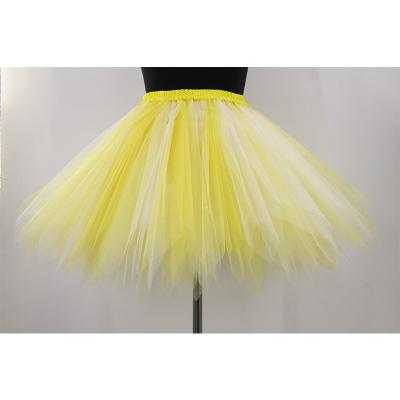 China Quality Breathable Factory Direct Hign Ballet Professional Women's Ruffle Puffy Layered Tutu Skirt for sale