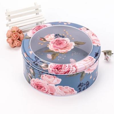 China Gift & Craft Fashion Custom Tin Box Air Tight Dessert 3 Piece Set Tin box Gift Candy Cookie Package Dry Fruit Tin Box for sale