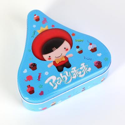 China Food Promotional Custom Metal Tin Cans Cookie Chocolate Packing Plain Metal Tin Gift Boxes for sale