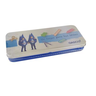 China Gift & Craft Pencil Tin Box Custom Printed Hot Sale Rectangular Pencil Tin Case for sale