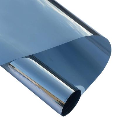 China GUTSBOX Opaque One Way Mirror Window Film Self Adhesive Glass Sticker Window Film Static Cling Window Tint Film for sale