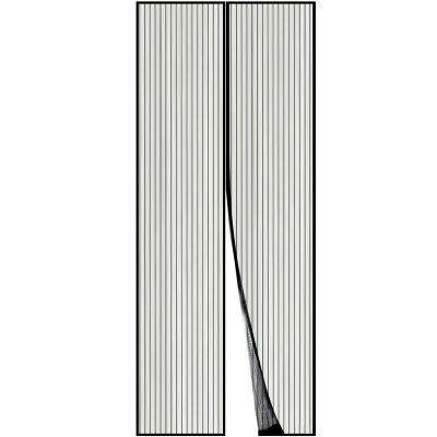 China Fiberglass Folded Net Door Screen With Magnetic Magnet Mosquito Screen Door for sale