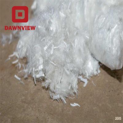 China Concrete Reinforcement Dawnview Polypropylene Fiber For Concrete Reinforcement 12mm Paper Bag 600g Bundle With High Durability Stable for sale