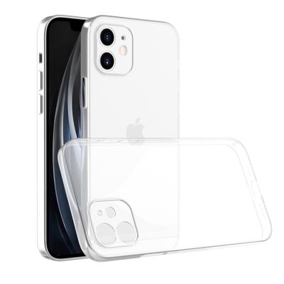 China Full Protection Well / Handle / Anti-yellowing Top Quality Lightweight Crystal Clear Mobile Cover 0.6mm PP Transparent Phone Case For iPhone 12 for sale