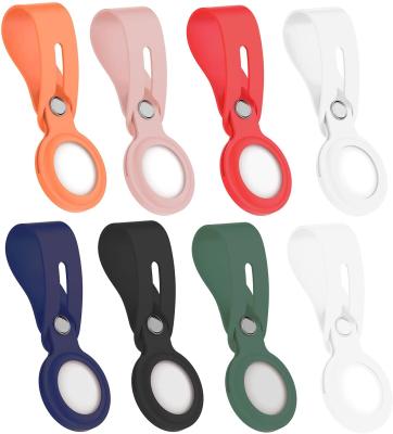 China Hot Popular Anti-lost Long Strap Silicone Anti-lost Key Chain Device Anti-fall 2021 Locator Cover Device Suitable For Apple Airtags Case for sale