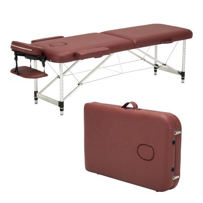 China Contemporary Portable Massage Table Aluminum Folding Massage Bed Massage Table For Beauty Salon Spa for sale