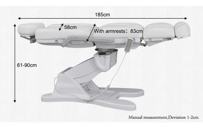 China Swivel chair 270 salon bed v3 beauty salon electric facial bed spa massage facial bed in white for sale