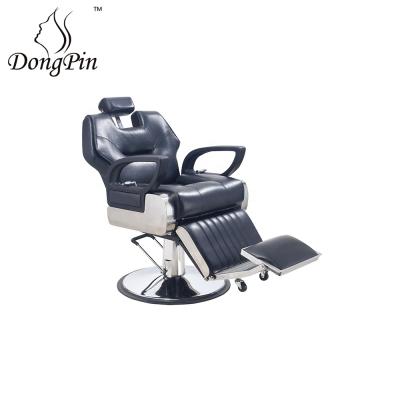 China United States inventory black barber chair manufacturing modern barber supplies barber chair beauty salon for sale