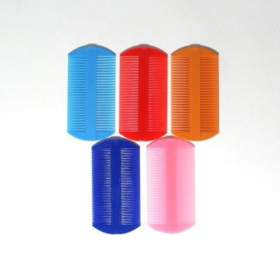 China Salon Hair Make Direct Selling Kid Lice Flea Double Sided Fine Teeth Common Plastic Combs High Quality for sale