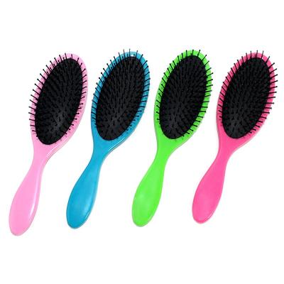 China Salon Hair Make Newcomer Fashion Household Multi Color Soft Anti Static Dual-Use Comb Dry Wet Oval Airbag Massage Comb for sale