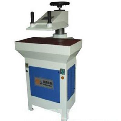 China Garment Shops Used ATOM Italy Swing Arm Slitter For Leather Hydraulic Press 20/25t /30 Tom for sale