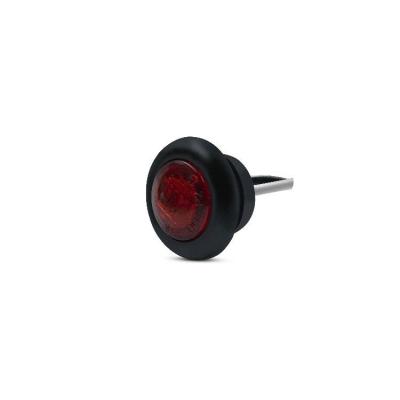 China High Brightness 3 LED Truck Side Mark Warning Lights Round Tail Stop Light Rear Turn Brake Reverse Signal Lamp For Truck for sale