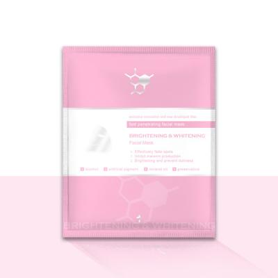 China Skin Care Private Label Face Sheet Mask Brightening Beauty Whitening Facial Mask for sale