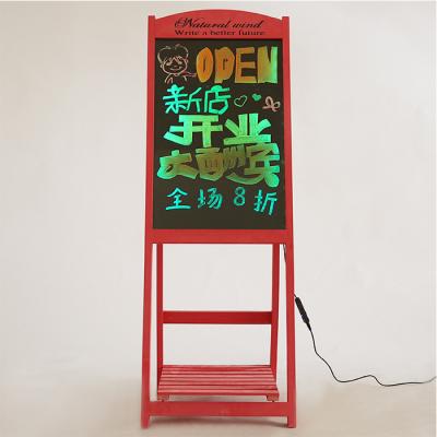 China Environmental Friendly Electronic Fluorescent Luminescent LED Panel Advertising Board Blackboard, Show Glitter Screen Writing Board for sale