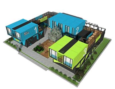 China High Quality ISO 20ft/40ft Modern Customized Prefab Container House Not Including Decoration for sale