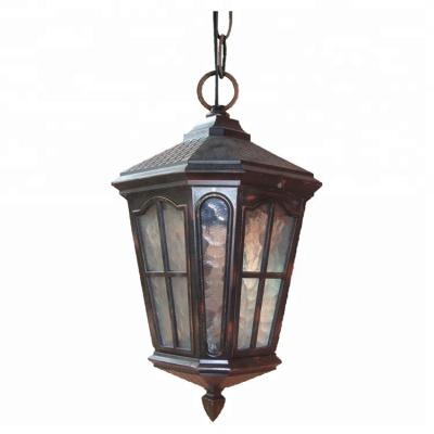 China Garden Style Garden Balcony Decoration 100-240V Classic IP 44 Outdoor Pendant Light for sale