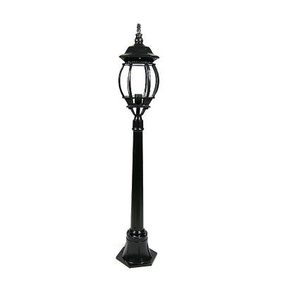 China Warm Light Outdoor Waterproof Garden Light Sand Black Color Aluminum Pathway Light Body Post Light for sale