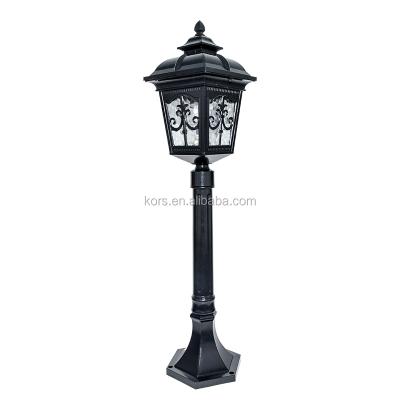 China High Quality Water Proof Vintage Lantern Post Lamp Garden Post Light For Pathway for sale