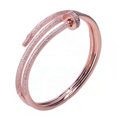 China Diamond Bangle Fashion Jewelry Casual/Sporty American Bracelets & Bangles for sale