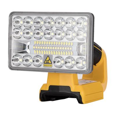 China Led Ignition Light For Dewalt 18V 20V Max Battery DCB201 DCB200 Power Supply Work Light For Dewalt 18V Tool Outdoor Lighting With USB for sale