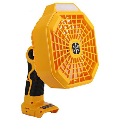 China Portable Hair Dryer Fan for Dewalt 18V 20V MAX with Light USB Output Compatible with DEWALT 20v/60vFlex Battery DCB185 DCB203 DCB205 for sale