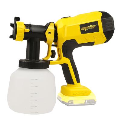 China Plastic Spray Gun for Dewalt 18v 20v Max Battery Cordless Paint Sprayer Gun with 3 Spray Patterns for Painting Ceiling, Fence, Cabinets for sale