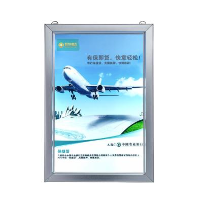 China Clip Open Frame Poster Instant UV Aluminum Advertising Led Panel Outdoor Light Box Rectangle for sale