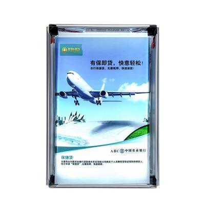 China Wall Mounted Poster UV Saving Advertise Led Light Box Flash Frame Rectangle for sale