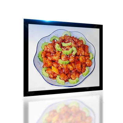 China Economic Customs A4 Single Sided Lead Black Menu Board Advertising Light Box for sale