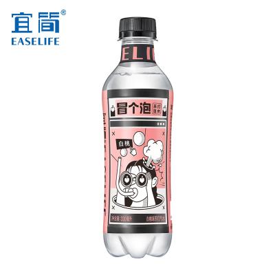 China Easelife Falvored Sparkling Drinks Water Sugar Free Natural White Peach Sparkling Mineral Water for sale