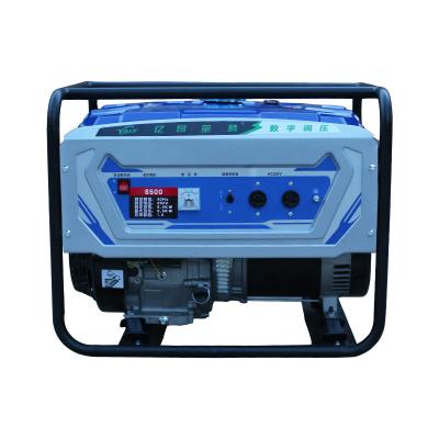 China 5kva Gasoline Generator Alternating Current (AC) Open Gasoline Electric Generator Y6500 for sale