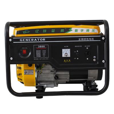 China Small Generator Supply Electric Power 2.8kva Gasoline Generator Alternating Current (AC) Electrical Generator for sale