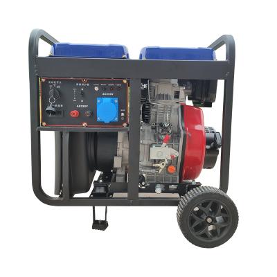 China 5KVA -8KVA Inverter Generator 5000W 6000W 7000W 8000w Open Frame AC/DC Output Diesel Emergency Power Supply For Industrial Use 15L (8-9 Hours Working Time) for sale