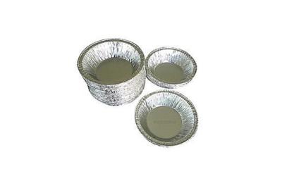 Chine Tasse au goût âpre de Mufin d'aluminium de récipient de petits d'aluminium de récipients oeufs ronds de papier d'aluminium 250 paquets à vendre