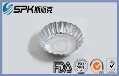 China Kleine van de het Aluminiumfolie van het Cakedienblad het Voedselcontainers die Kopzilver steunen Te koop